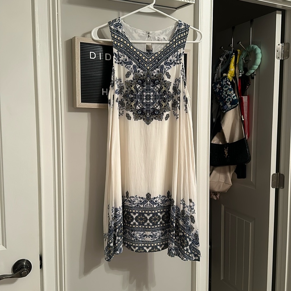 Flower print dress !!!